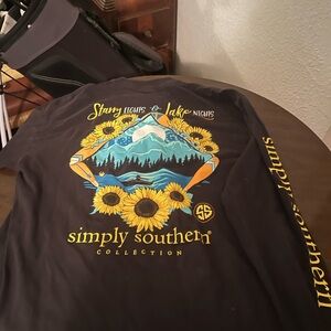 Simply Southern Charcoal Tee